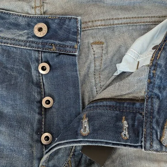 NWT Diesel Larkee Regular Straight Jeans W40 L32 Medium Wash Premium Denim
